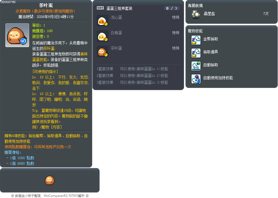 茶叶蛋 Tooltip