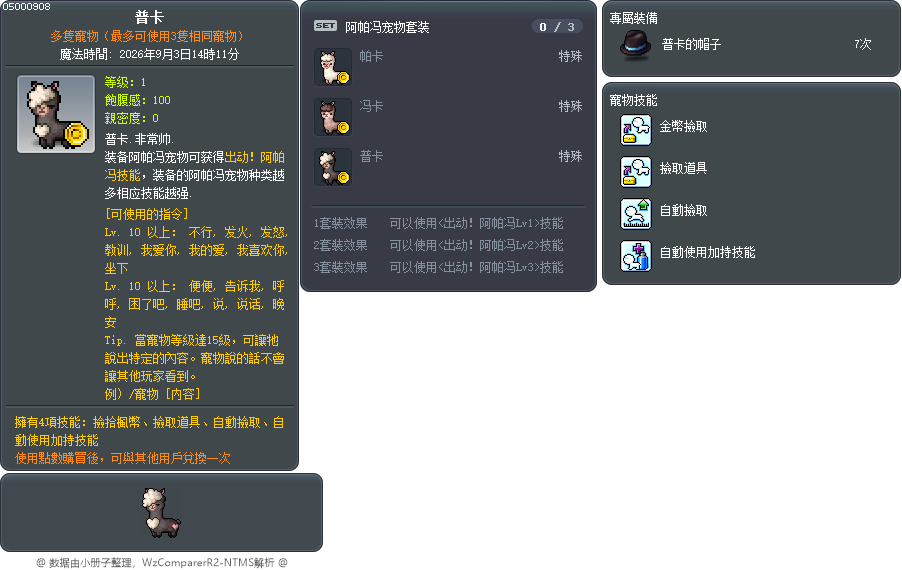 普卡 Tooltip