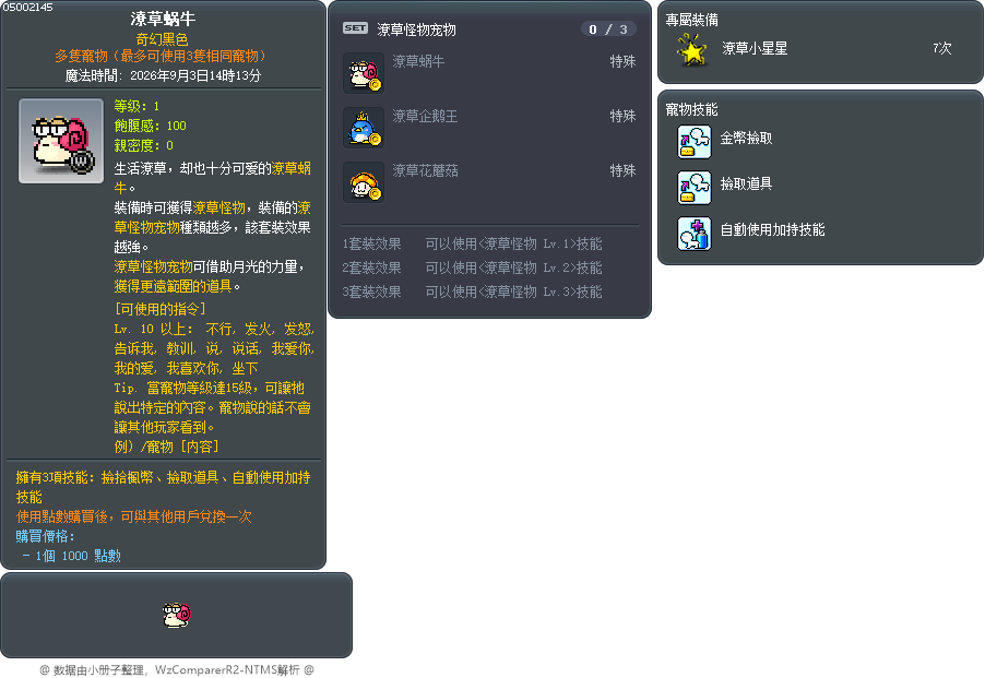 潦草蜗牛 Tooltip