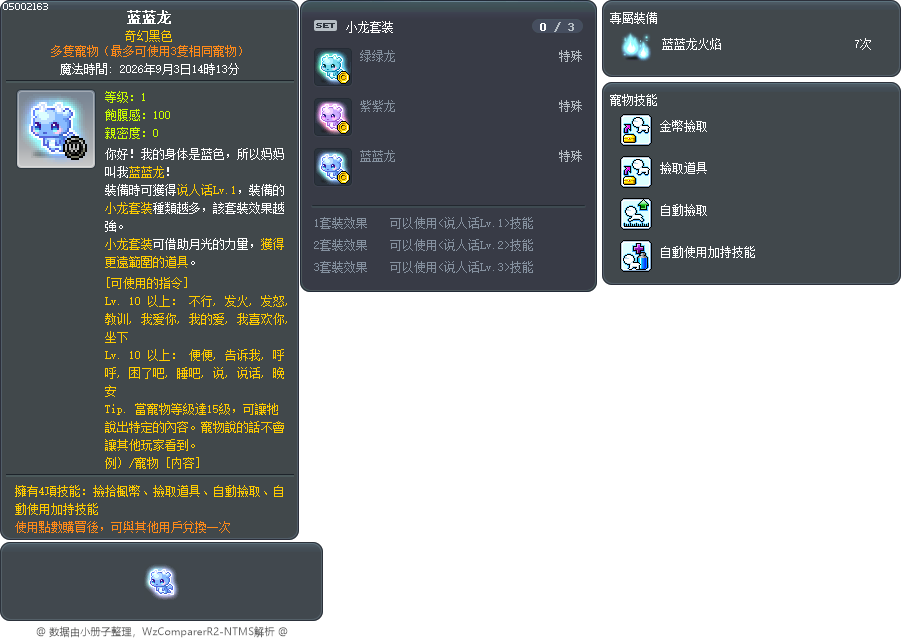 蓝蓝龙 Tooltip
