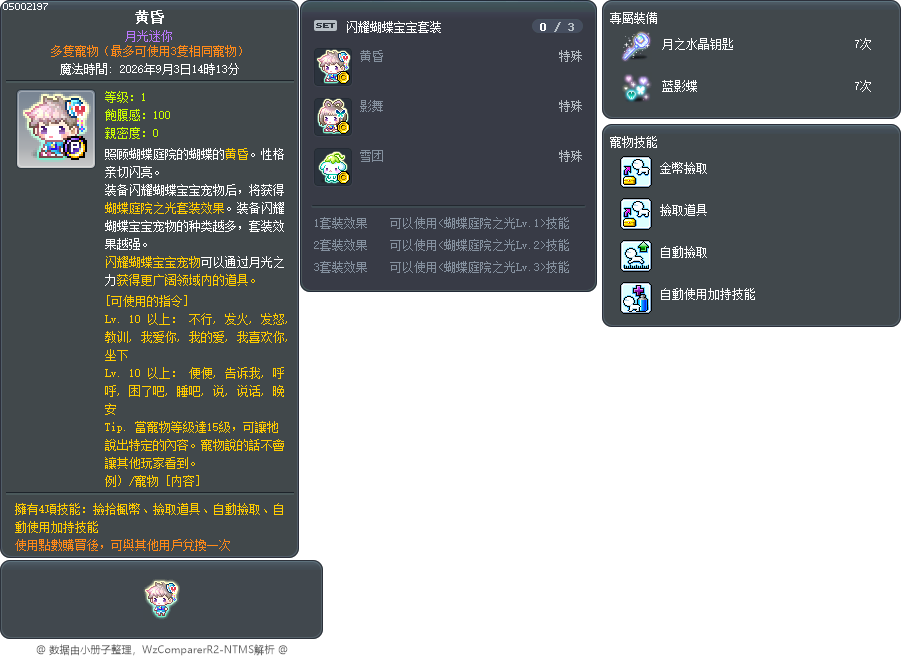黃昏 Tooltip