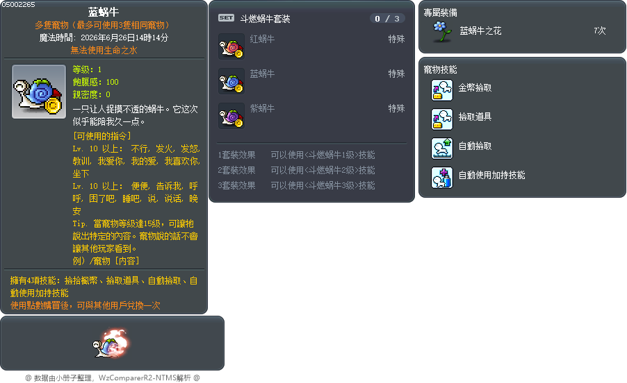 蓝蜗牛 Tooltip