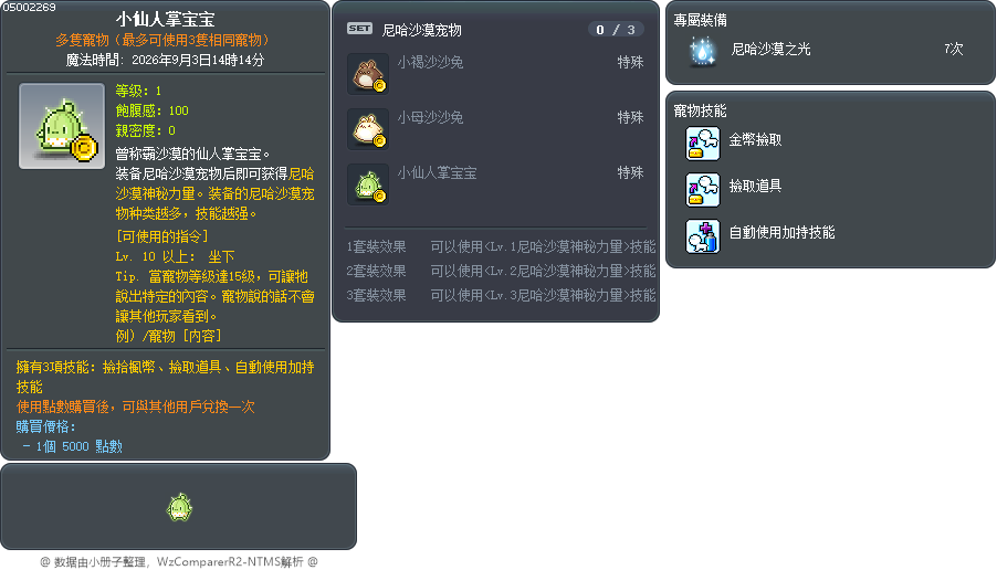 小仙人掌宝宝 Tooltip