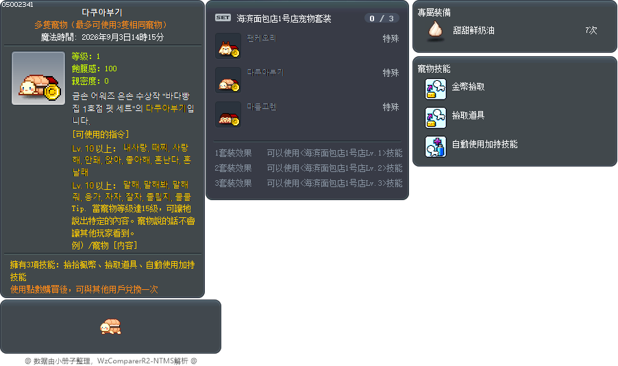 다쿠아부기 Tooltip