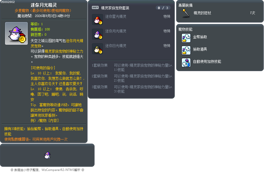 迷你月光精灵 Tooltip