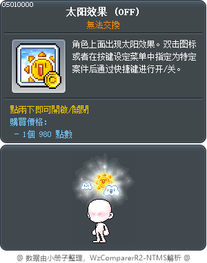 太阳效果 Tooltip