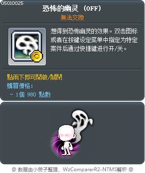 恐怖的幽灵 Tooltip