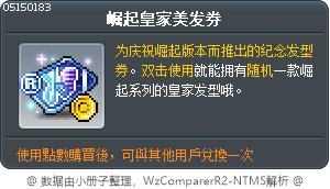 崛起皇家美发券 Tooltip