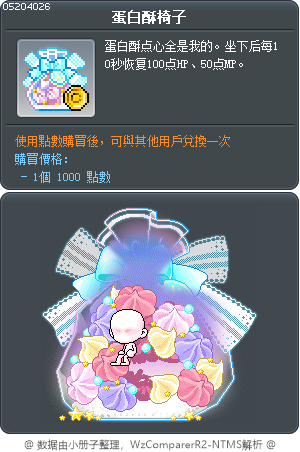 蛋白酥椅子 Tooltip