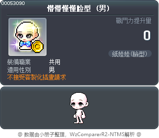懵懵懂懂脸型 Tooltip