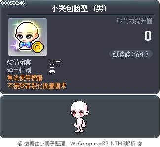 小哭包脸型 Tooltip
