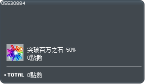 突破百万之石 50% 2个交换券 Tooltip