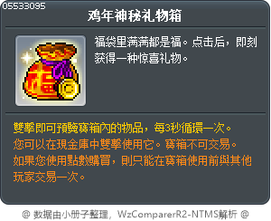 鸡年神秘礼物箱 Tooltip