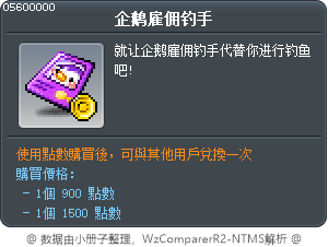 企鹅雇佣钓手 Tooltip