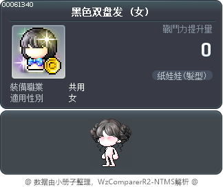 黑色双盘发 Tooltip
