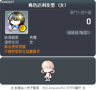 褐色达利发型 Tooltip