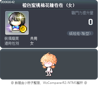 橙色蜜桃棉花糖卷卷 Tooltip