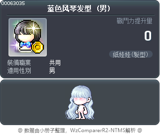 蓝色风琴发型 Tooltip