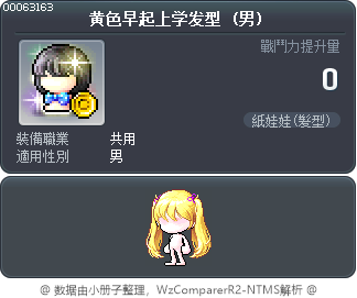 黄色早起上学发型 Tooltip