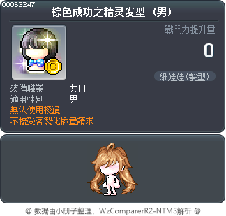 棕色成功之精灵发型 Tooltip