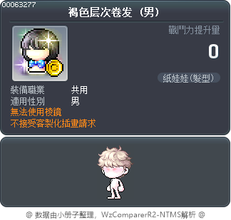 褐色层次卷发 Tooltip