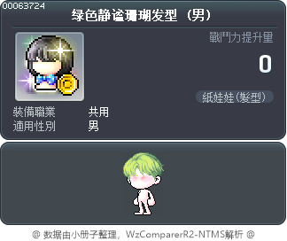 绿色静谧珊瑚发型 Tooltip