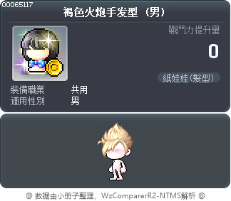 褐色冒险家火炮手发型 Tooltip