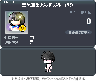 黑色混染杰罗姆发型 Tooltip
