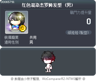 红色混染杰罗姆发型 Tooltip