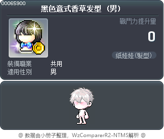 黑色意式香草发型 Tooltip