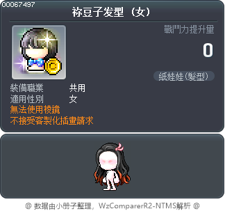 祢豆子发型 Tooltip