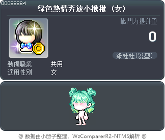 绿色热情奔放小揪揪 Tooltip