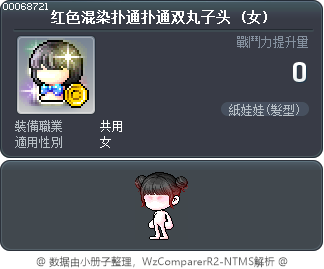 红色混染扑通扑通双丸子头 Tooltip