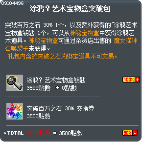 涂鸦？艺术宝物盒突破包 Tooltip