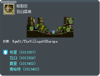 石臼森林 Tooltip