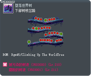 下部树枝岔路 Tooltip