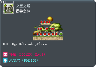 提魯森林 Tooltip