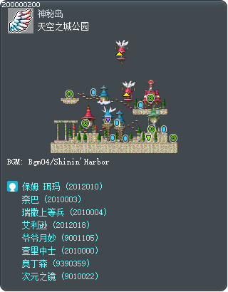 天空之城公园 Tooltip