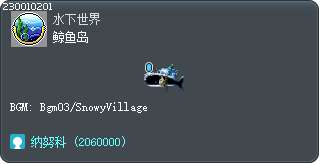 Snowy Whale's Island Tooltip