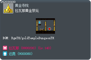 拉瓦那黄金祭坛 Tooltip