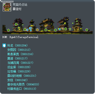 暴徒村 Tooltip