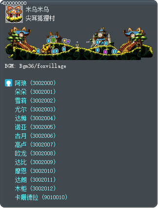 尖耳狐狸村 Tooltip