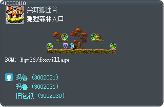 狐狸森林入口 Tooltip