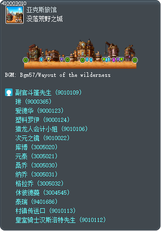 沒落荒野都市 Tooltip