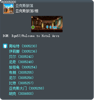 Hotel Arcus 2nd Floor Tooltip