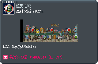 高科区域 2102年 Tooltip