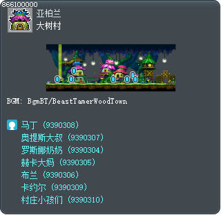 大树村 Tooltip