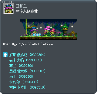 村庄东侧森林 Tooltip