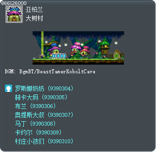 大树村 Tooltip