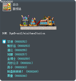 Mini-game Station Tooltip